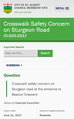 Inquiries Tracking System on Mobile