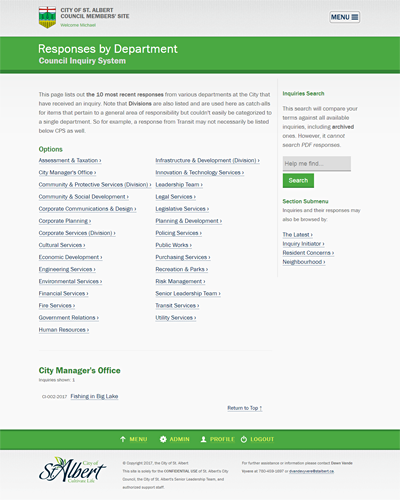 Typical Resource Section with Local Search
