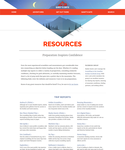Resource section for scramblers